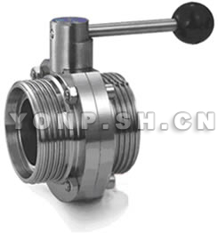 螺紋式衛(wèi)生級不銹鋼蝶閥