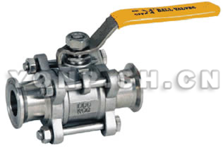 Q81F卡箍式不銹鋼球閥