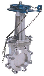 PZL43X/H/F-6/10/16鏈輪對夾式刀閘閥 