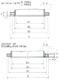 XYXA-500/600型呼吸人孔結(jié)構(gòu)圖