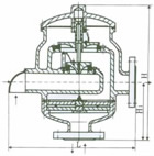 HXF4型帶呼出接管阻火呼吸閥 DN50-250
