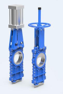 氣動螺旋插板閥