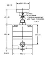 R8精密減壓閥外形尺寸圖