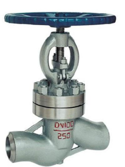  J61Y/J61YP54(夾箍式)電站用對焊契式截止閥結(jié)構(gòu)圖