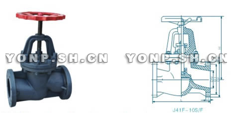 J41F-10S/F外形尺寸圖