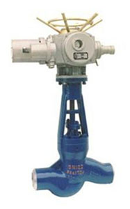  J961Y/961YP54電站用鑄鋼電動(dòng)對焊截止閥結(jié)構(gòu)圖