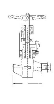J(9)61TC陶瓷高溫高壓截止閥結(jié)構(gòu)圖 