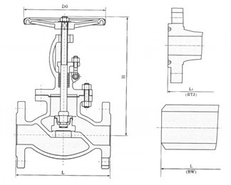 美標(biāo)法蘭截止閥