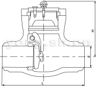 美標電站旋啟式止回閥