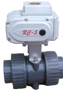 UQ921F電動UPVC球閥、電動塑料球閥
