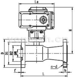 Q941PPL電動(dòng)一體式高溫球閥