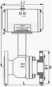 DQ641F氣動超低溫球閥