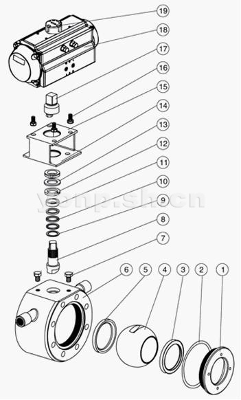 氣動薄型保溫球閥