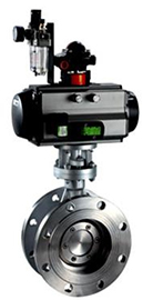 氣動法蘭式三偏心蝶閥