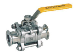 三片式卡箍浮動球閥