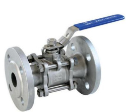 三片式法蘭浮動球閥