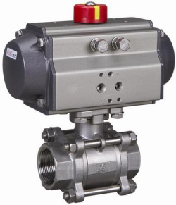 氣動(dòng)三片式內(nèi)螺紋浮動(dòng)球閥