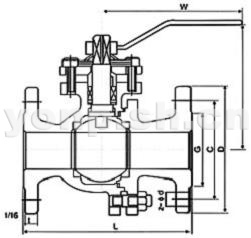 美標/日標 金屬硬密封浮動球閥