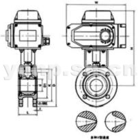 電動(dòng)V型調(diào)節(jié)球閥