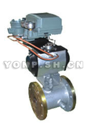 BQ641保溫夾套氣動切斷球閥