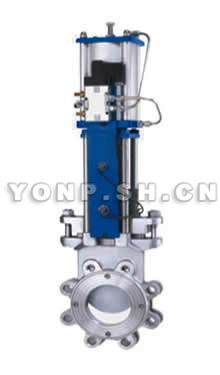 ZYH673美標(biāo)刀型氣動閘閥