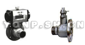 Q641氣動放料球閥