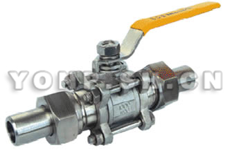 Q61F三片式活接對焊球閥