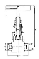 J61TC/J23TC/J21W陶瓷高性能手動調(diào)節(jié)閥結(jié)構(gòu)圖