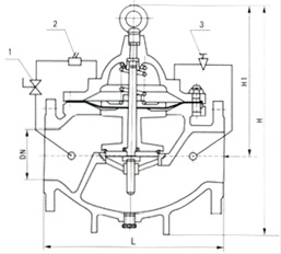 600X電動(dòng)控制閥結(jié)構(gòu)圖