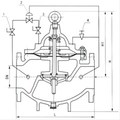 900X型緊急關(guān)閉閥結(jié)構(gòu)圖