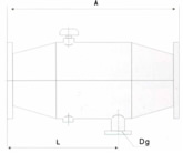 ZPG型自動排污反沖洗水用過濾器結(jié)構(gòu)圖2