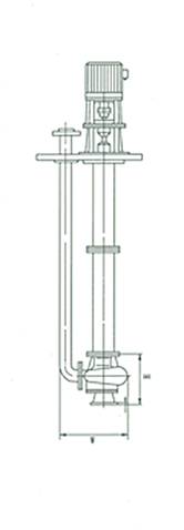 FY液下泵外形及安裝尺寸圖1