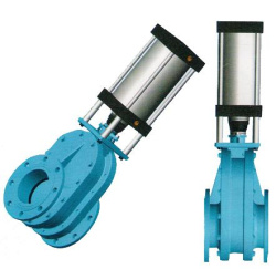 PGZ43CY雙閘氣鎖耐磨陶瓷出料閥Ｃ型