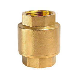 H12X黃銅立式升降式止回閥外形尺寸圖