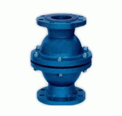 H40J/FS襯膠、襯氟浮球式止回閥外形尺寸圖